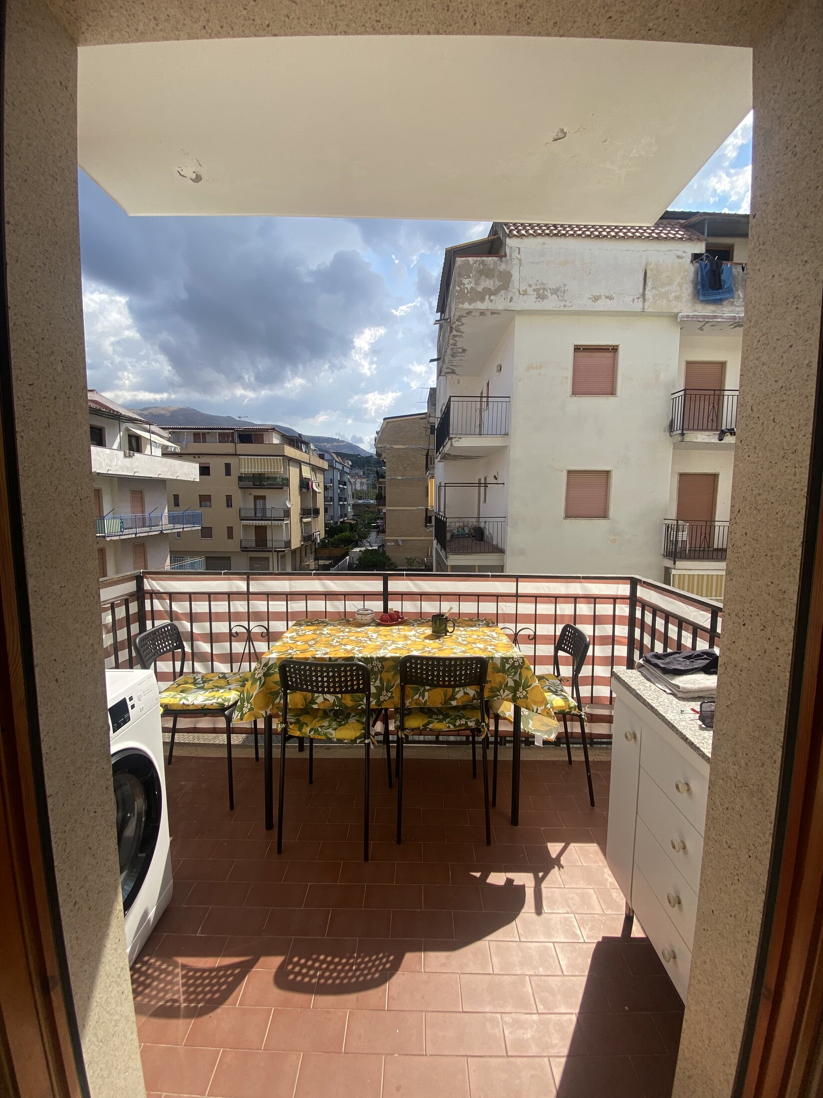 Dining area and balcony