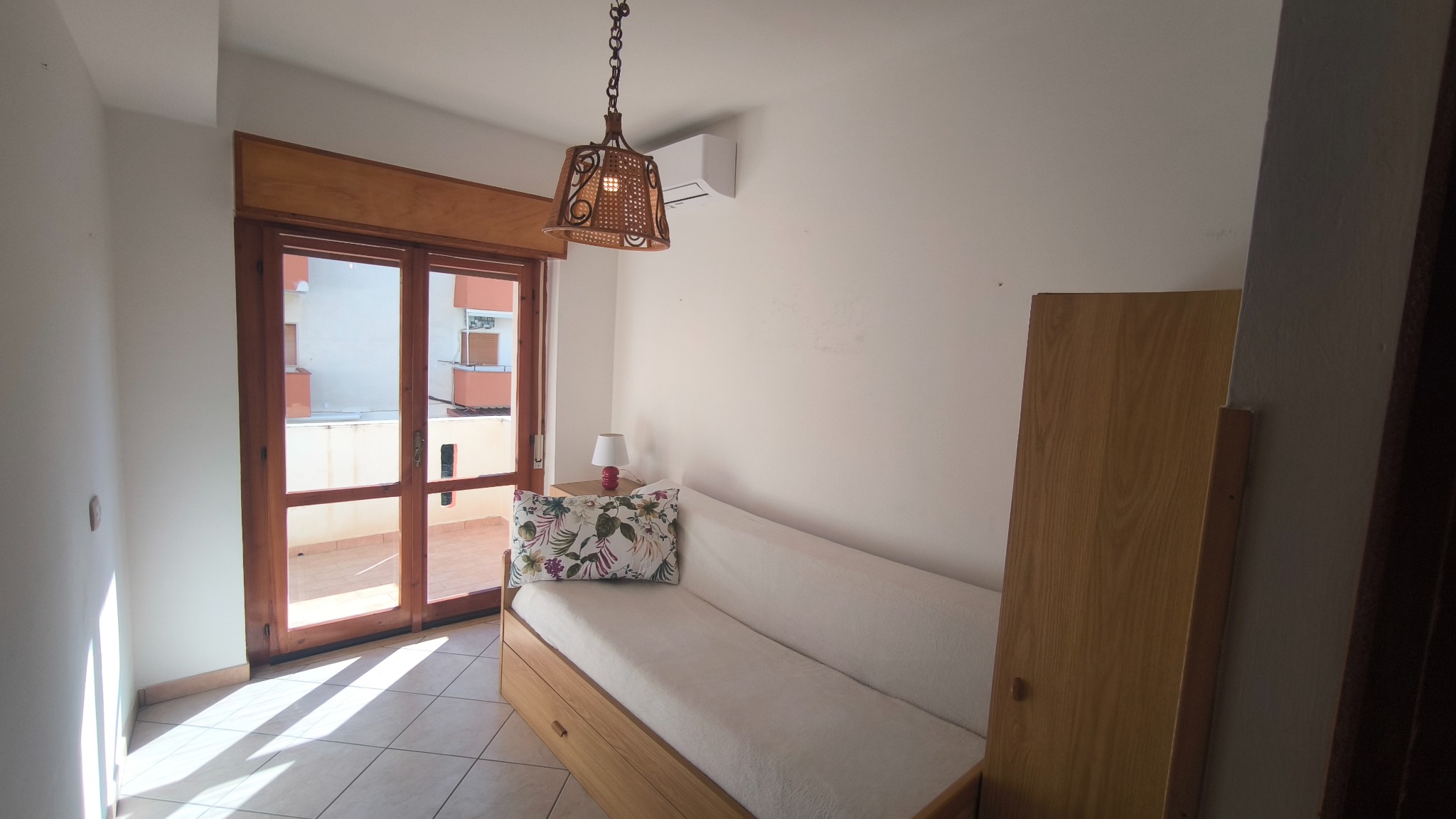 Small room with sofa bed