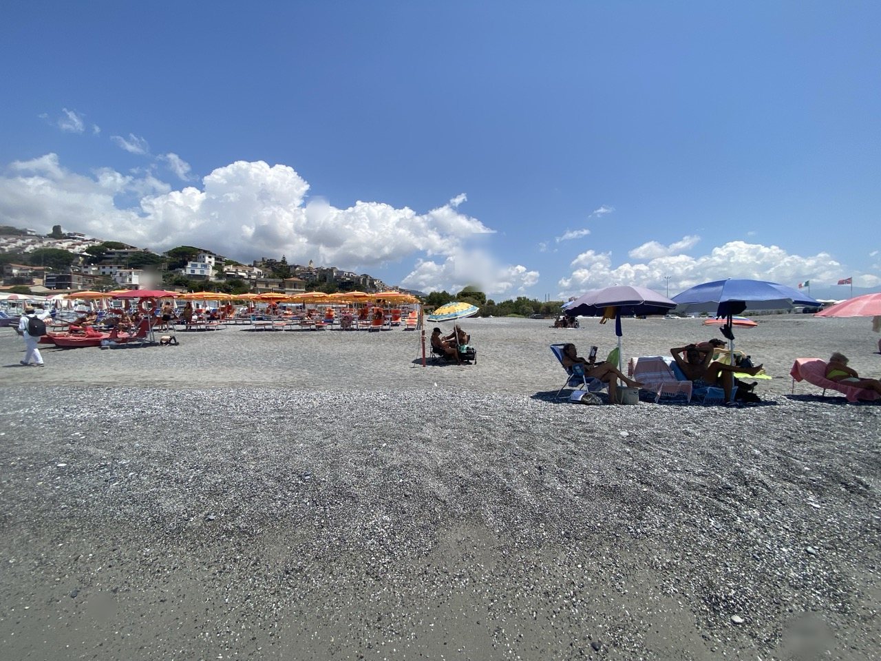 The Tyrrhenian coast in Scalea